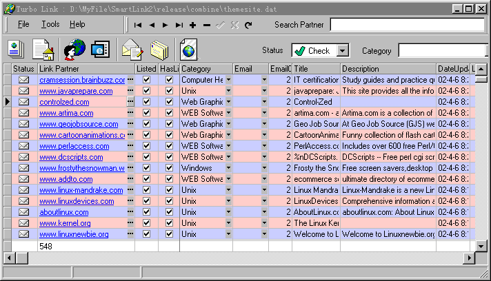 Turbo Links Screenshot